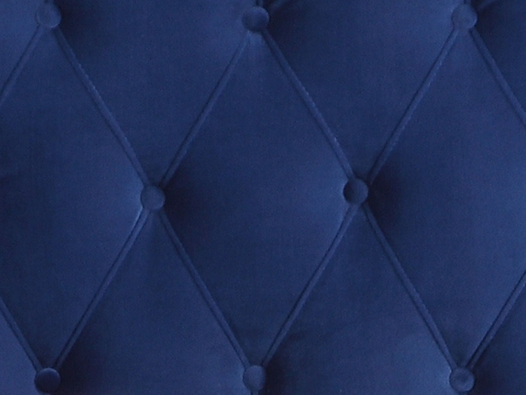 Queen Upholstered Bed - Blue - Fabric