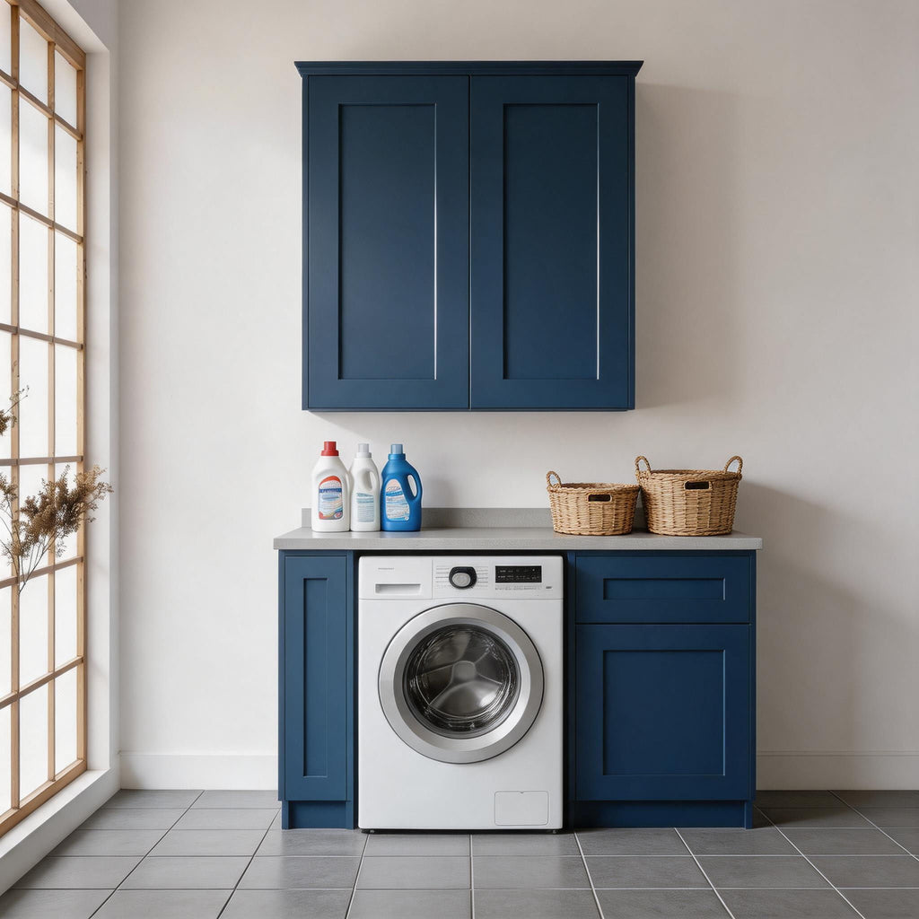 Shaker Wall Cabinet With Soft Close Hinges, Adjustable Shelves, Double Door