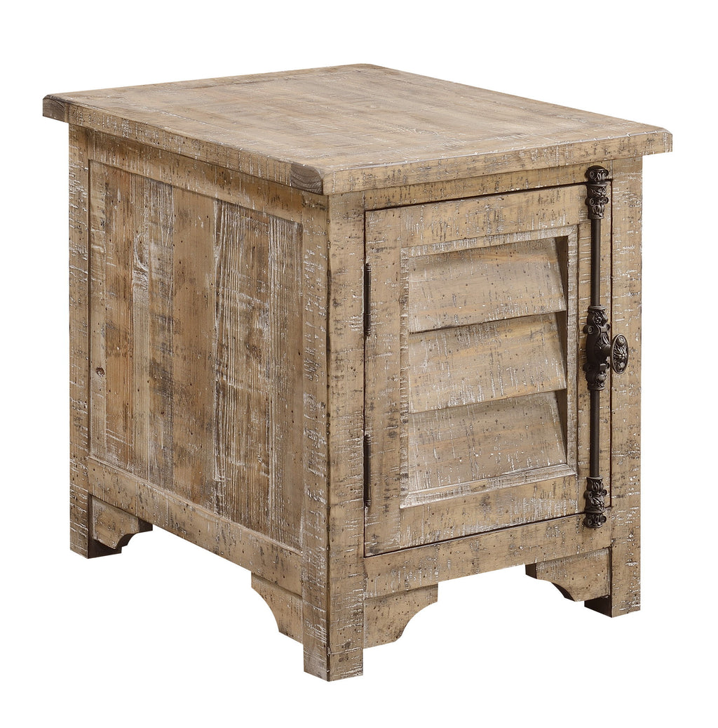 Chair Side Table - Taupe