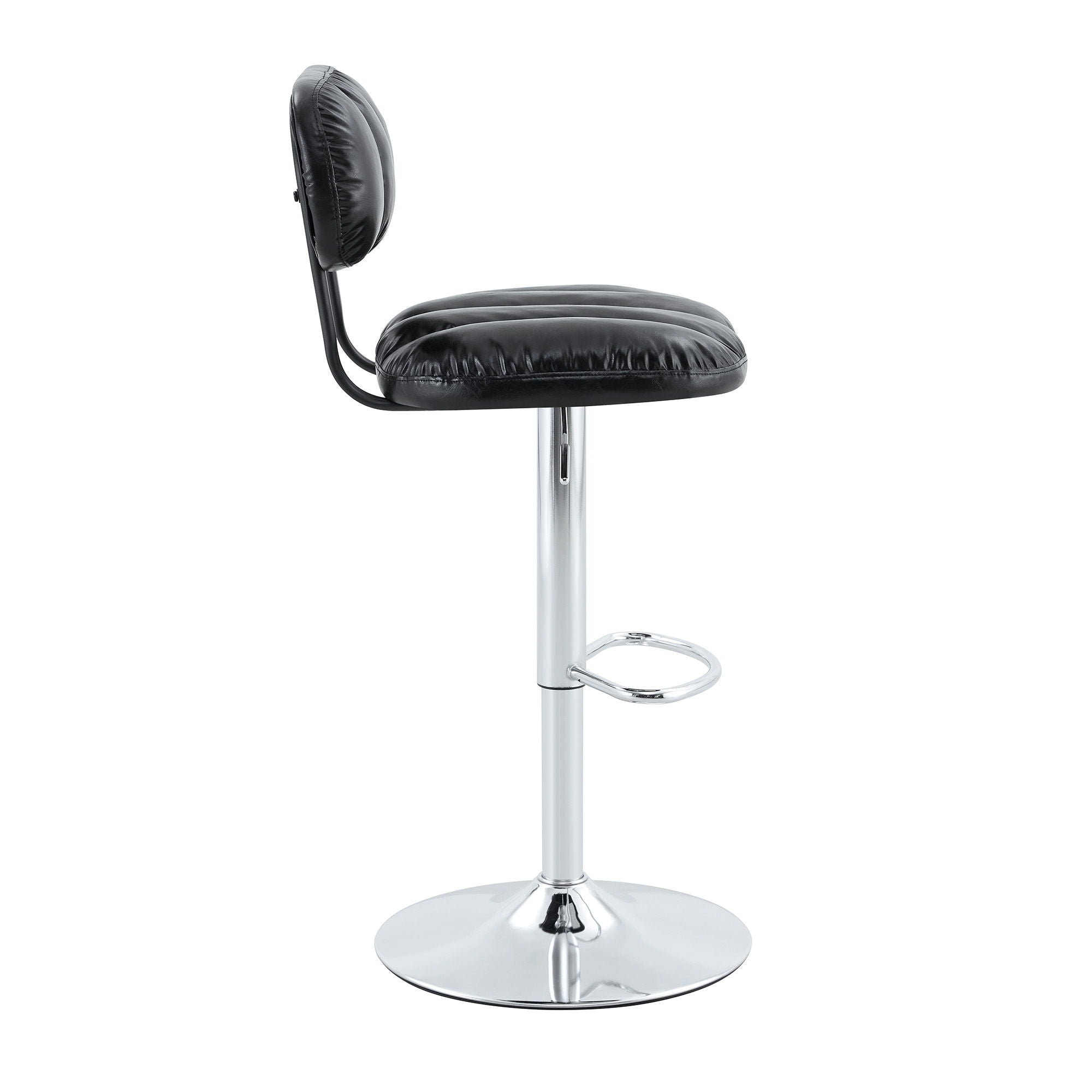 Adjustable Height Bar Stools With Footrest For Kitchen Island (Set of 2)