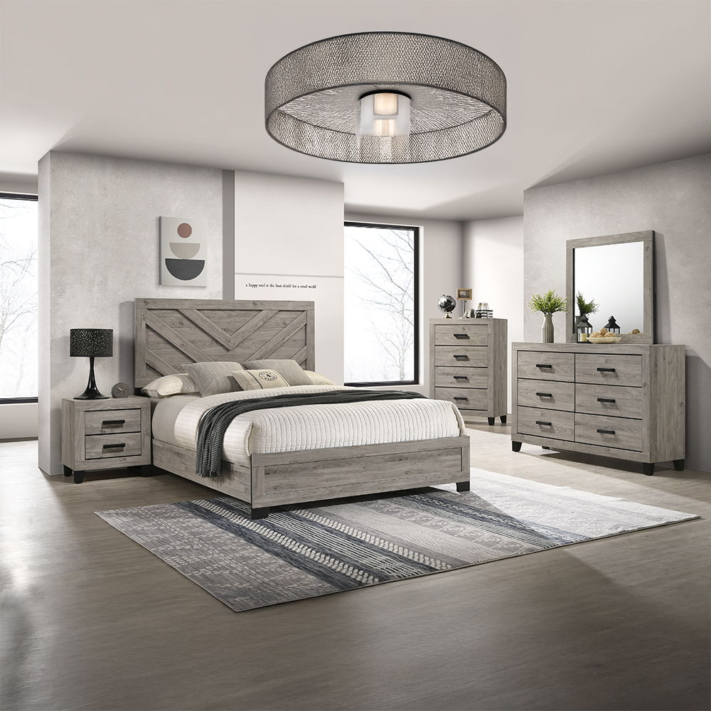 Mari - Chest - Light Gray Finish