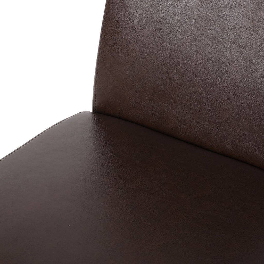 Contemporary Dining Chair With Rubberwood Legs (Set of 2)