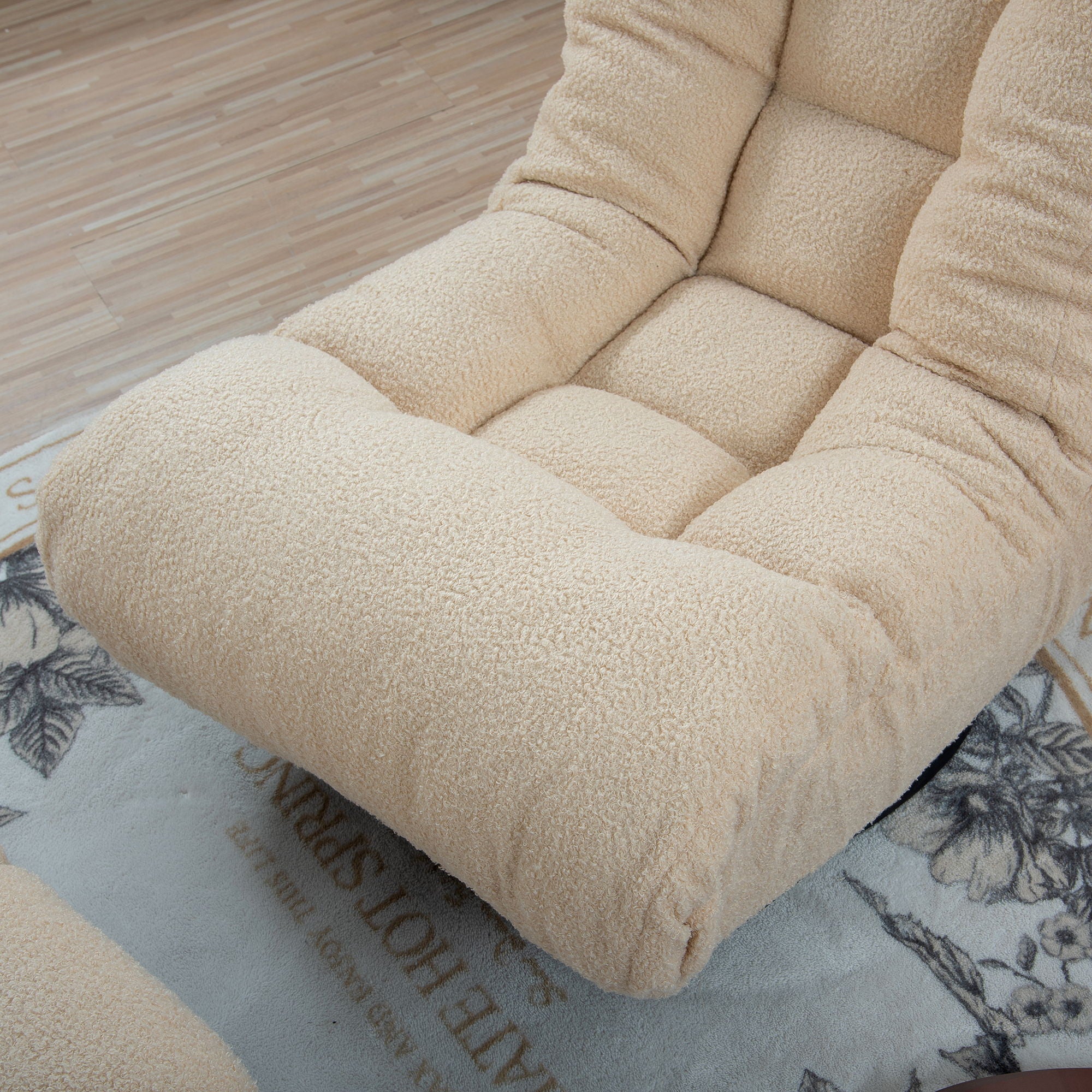 Adjustable Japanese Reclining Floor Chair Sofa With Metal Frame For Living Room