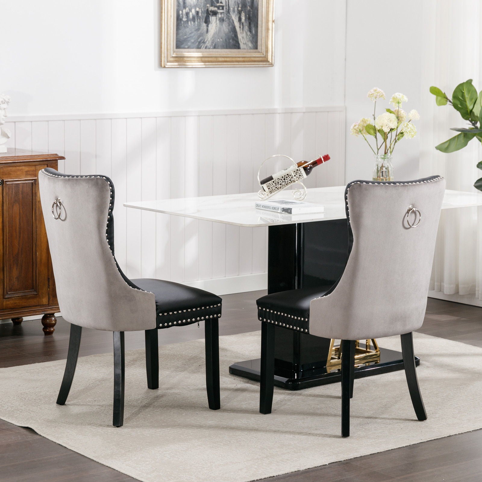 Nikki - Modern Upholstered Dining Chair (Set of 2)