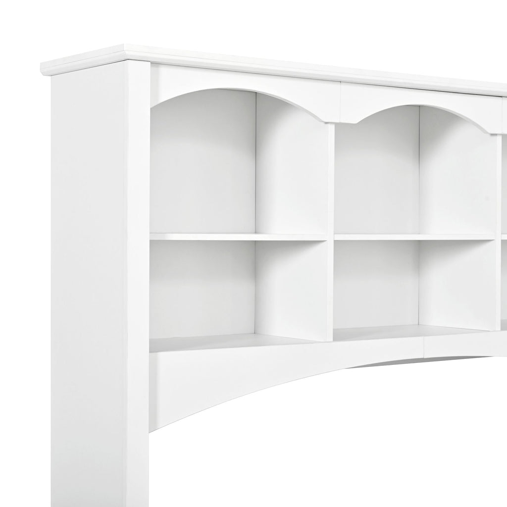 Space Saving L-Shaped Computer Desk With Keyboard Tray & Charging Stations