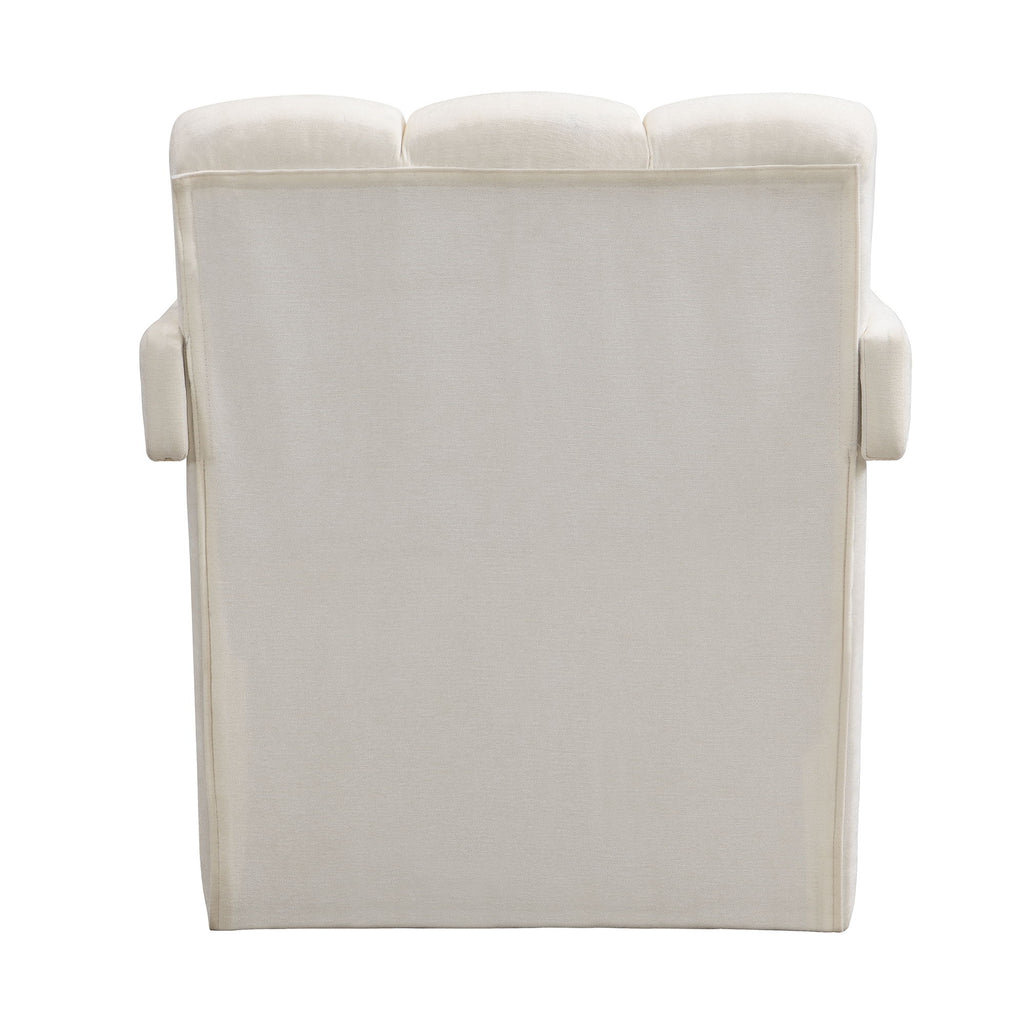 Modern Minimalist Leisure Armchair With L Shaped Armrests