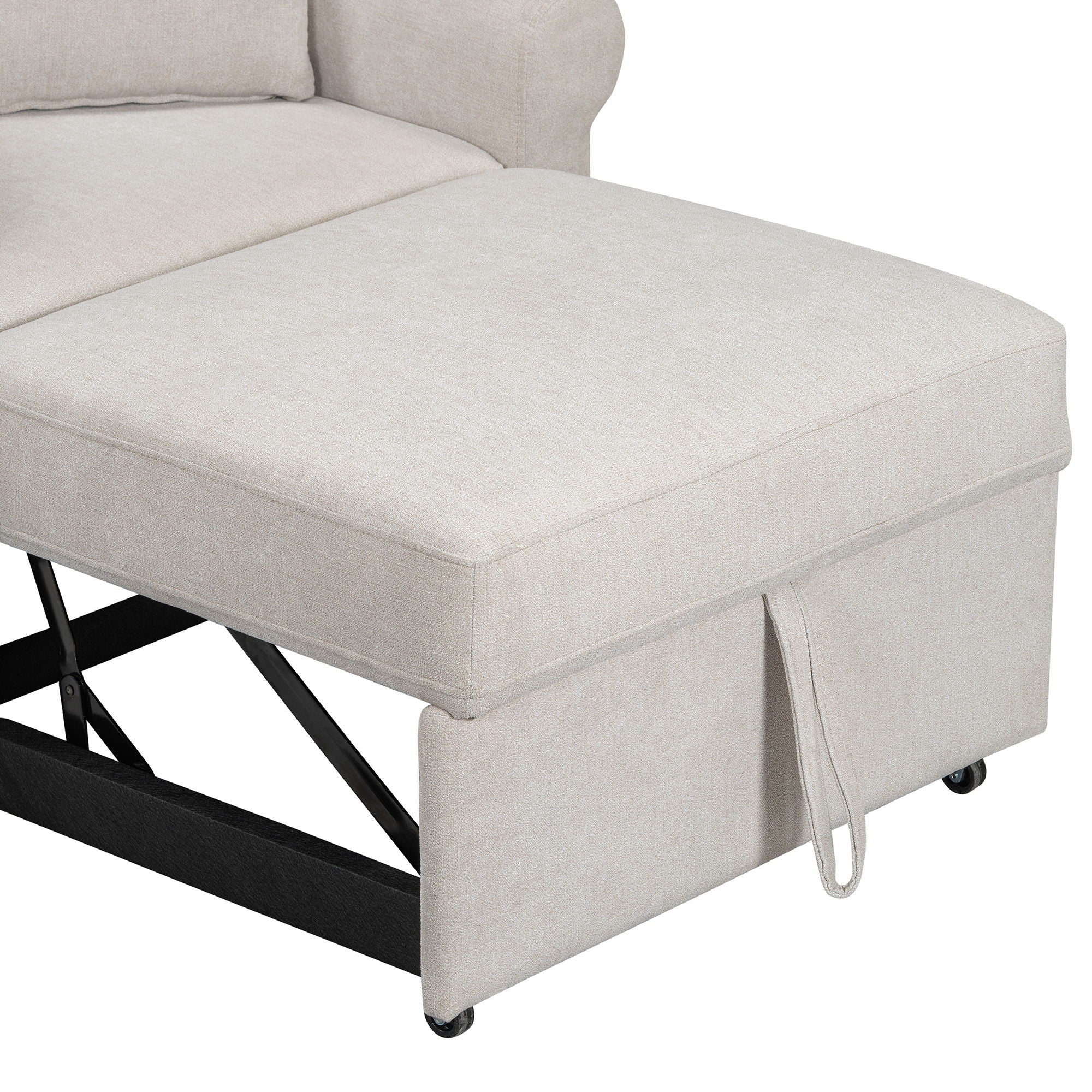 Convertible Sleeper Chair With Adjustable Backrest