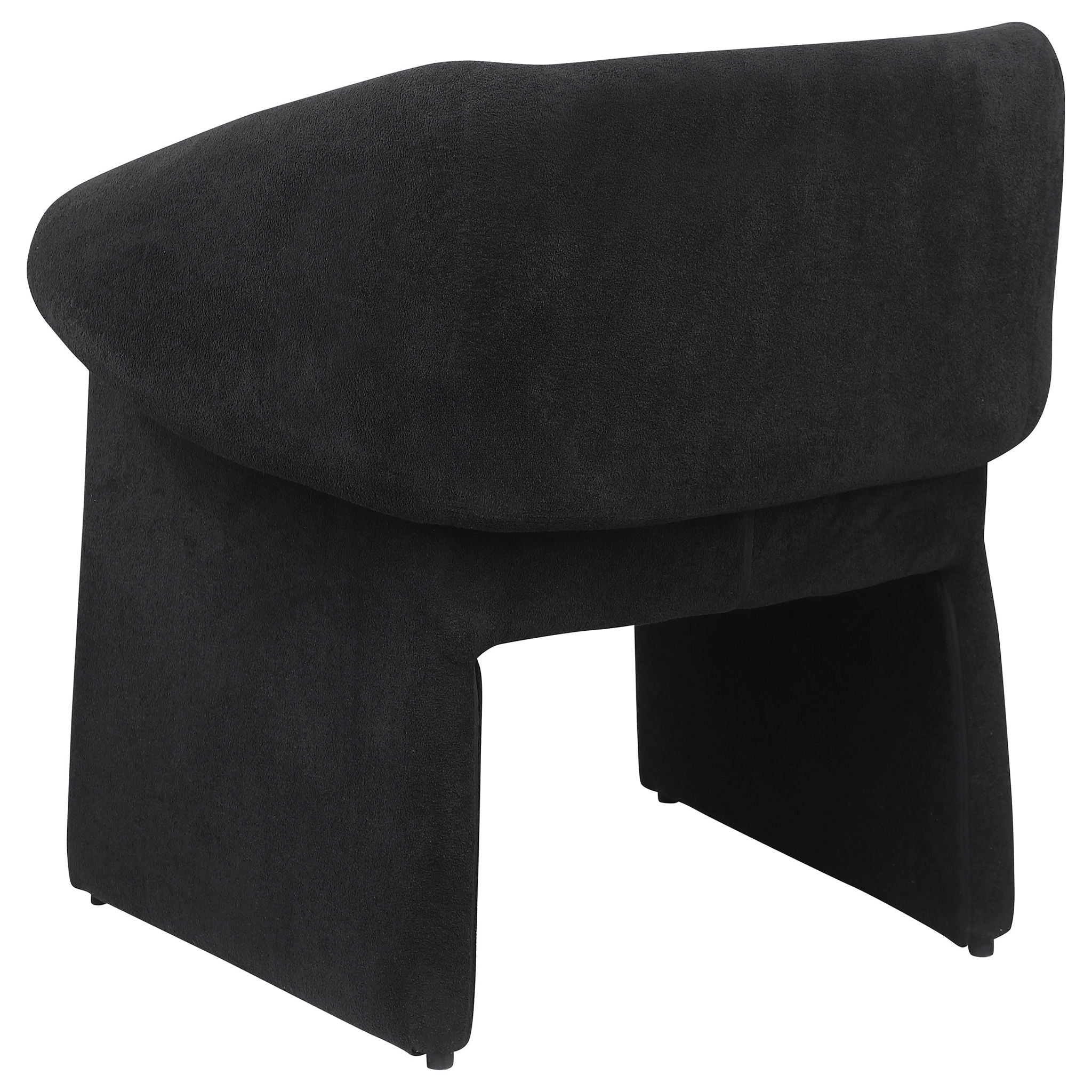 Mcdonald - Upholstered Sloped Arm Accent Chair - Black