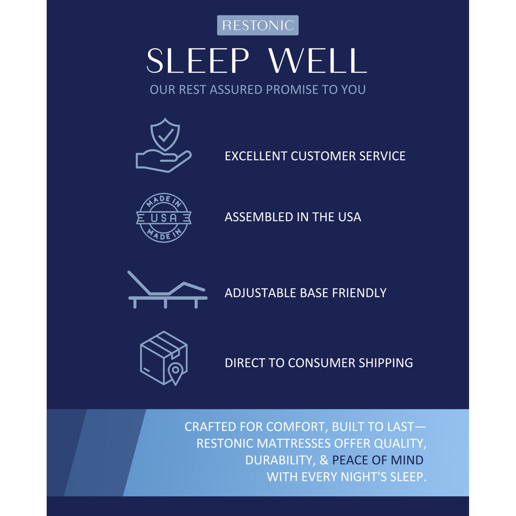 Comfort Care - 13" Hybrid Mattress, Firm Comfort, Advanced Cooling
