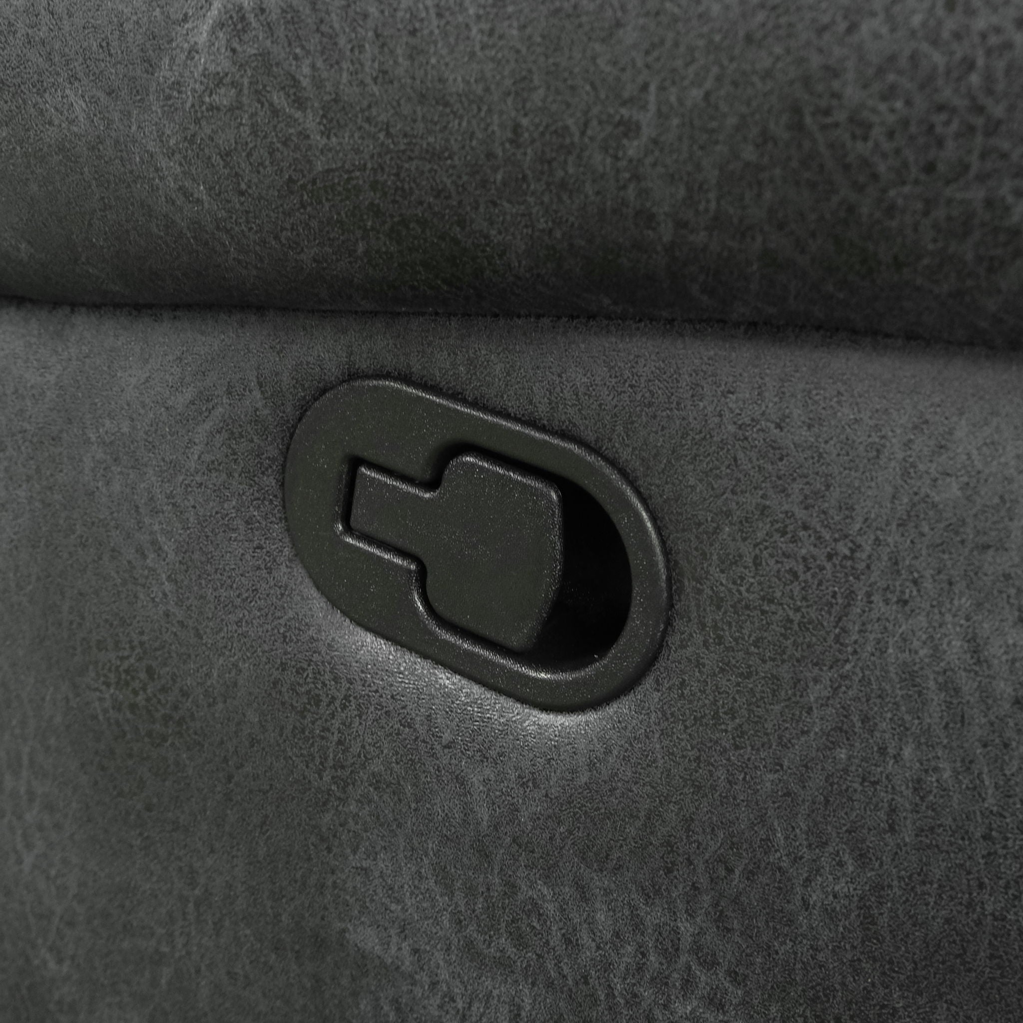 Reclining Sofa - Gray - Faux Leather