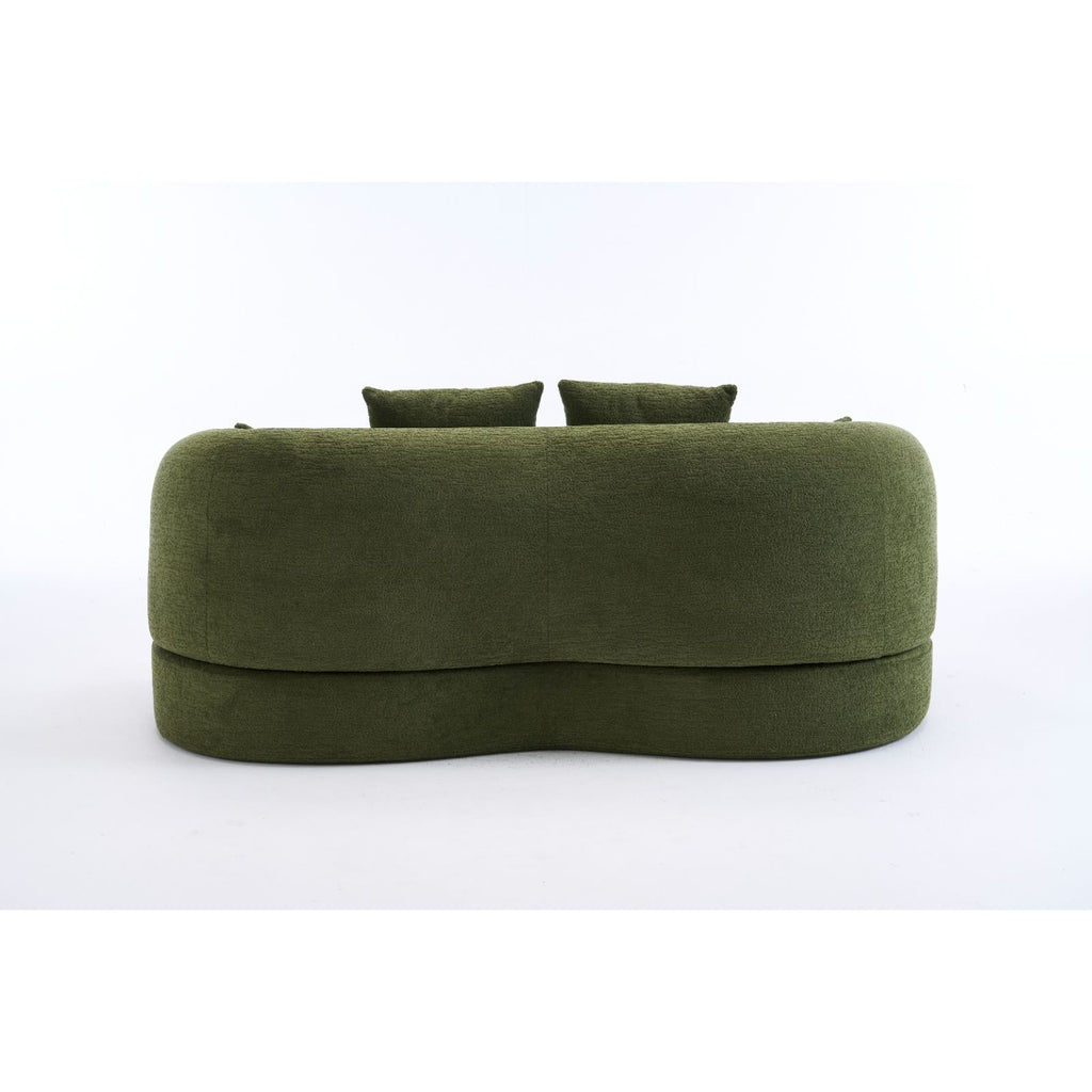 Foldable Sofa Bed, Boneless Couch Convertible Sleeper With 4 Pillows