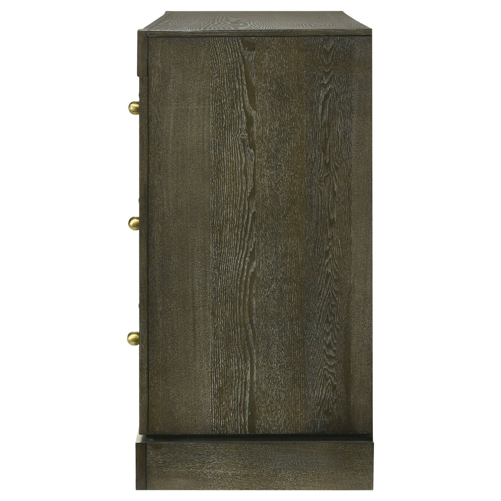 Sundance - 6 Drawer Dresser Cabinet - Dark Brown