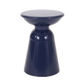 Outdoor Modern Metal End Large Table