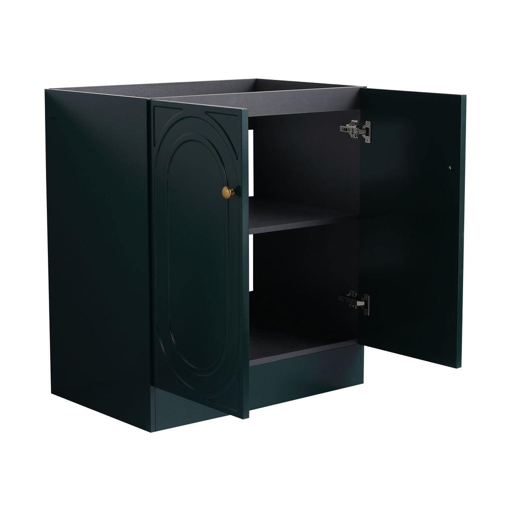 Modern Freestanding Bathroom Vanity With Soft Close Cabinet Doors