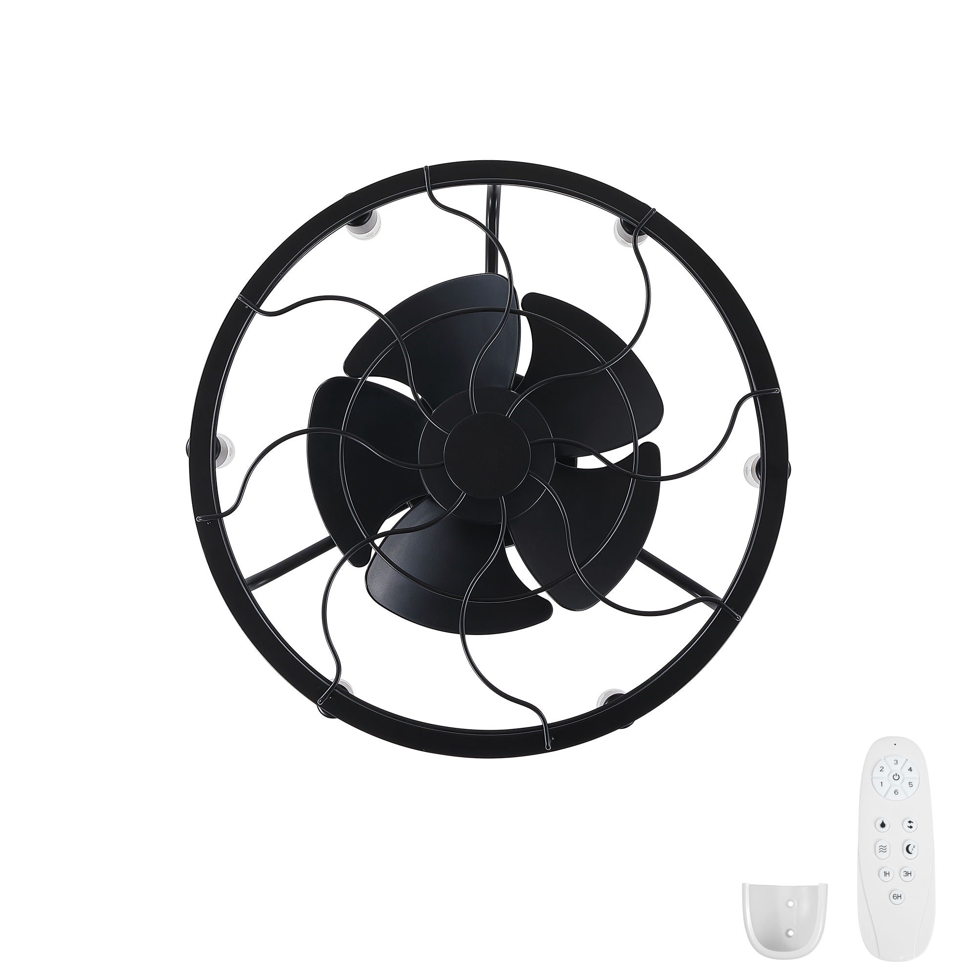 Modern Farmhouse Ceiling Fan, Adjustable Hanging