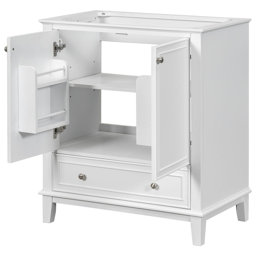 Modern Bathroom Vanity Base Only With Doors And Drawer