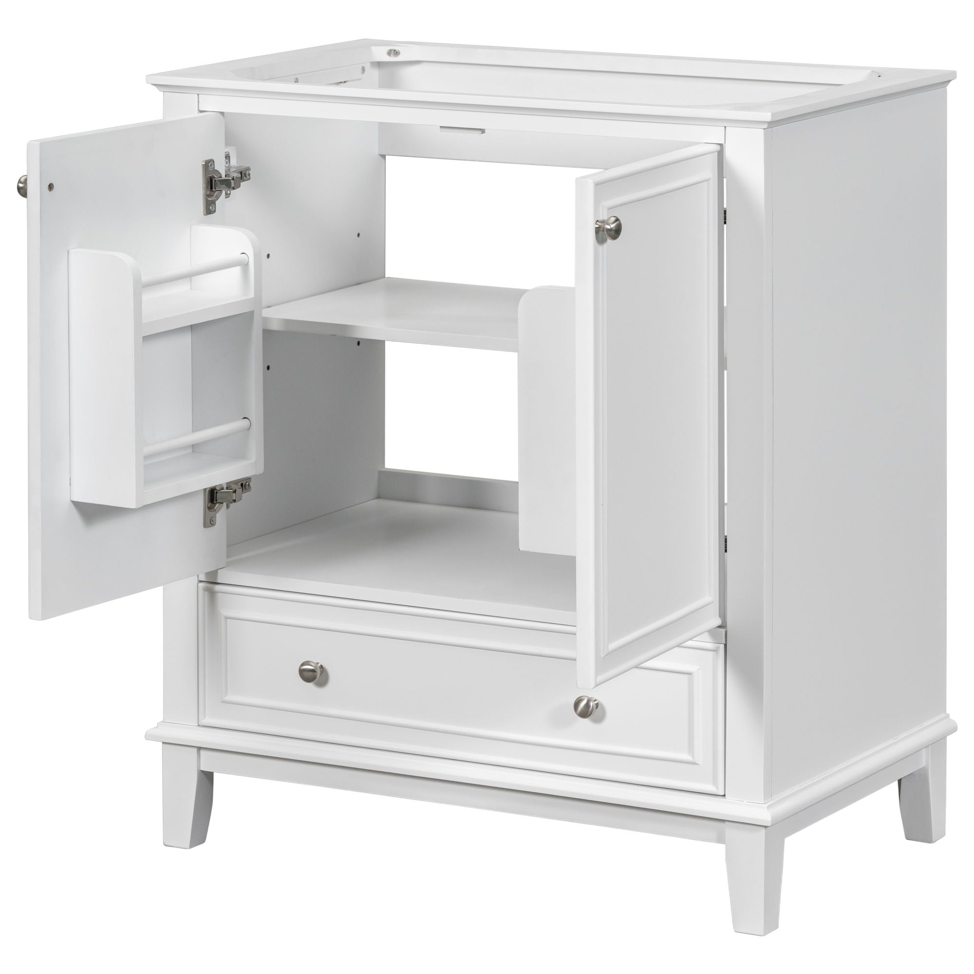 Modern Bathroom Vanity Base Only With Doors And Drawer