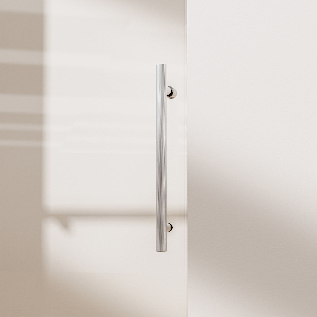 Frameless, Single Sliding Soft Close Shower Doors, 5/16" Sgcc Tempered Glass