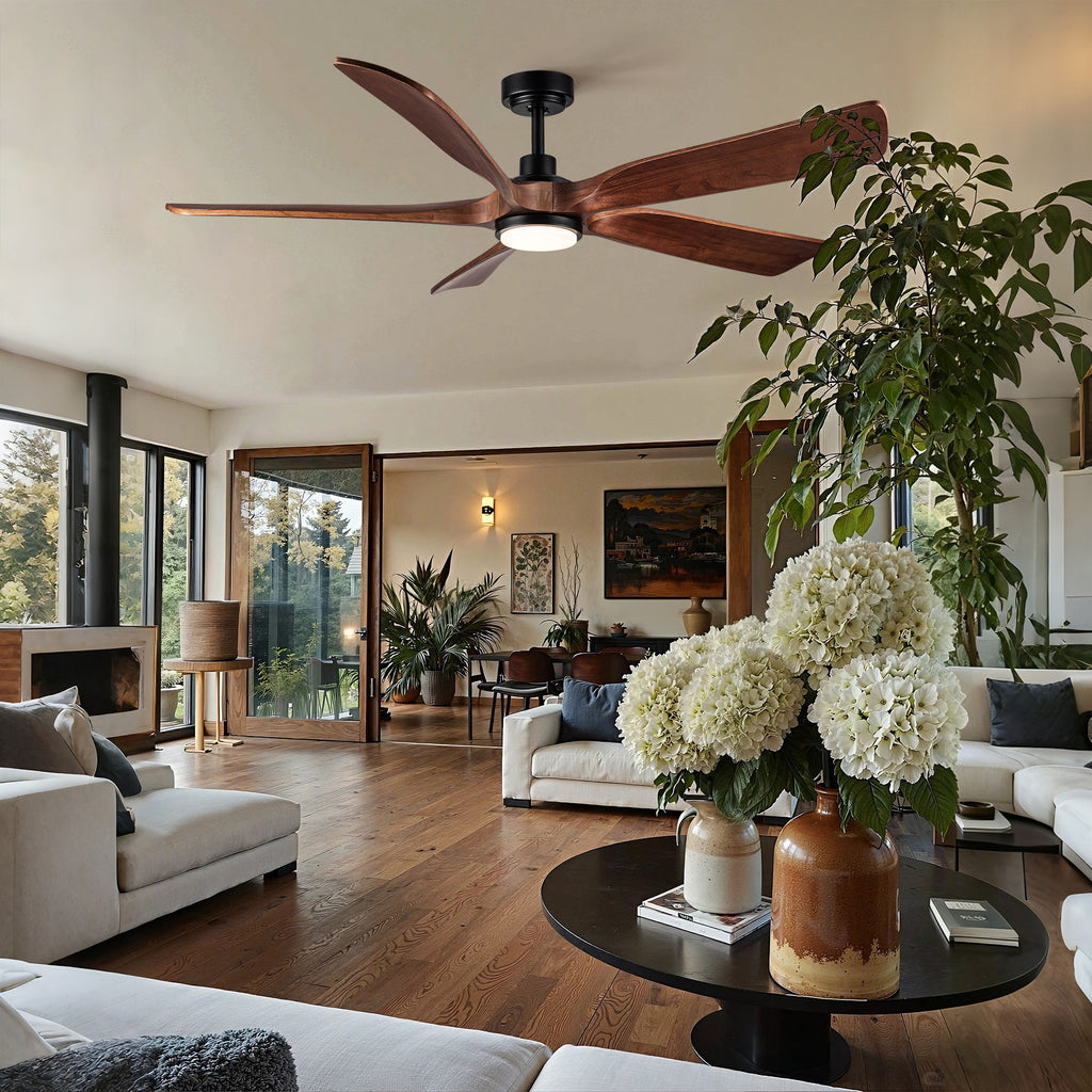 Ceiling Fan With Light And Remote Control