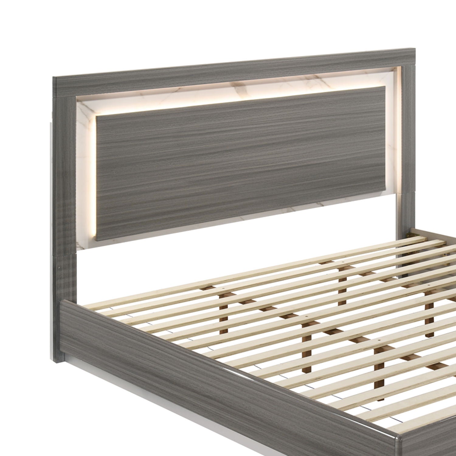 Altima - Bed With LED Headboard