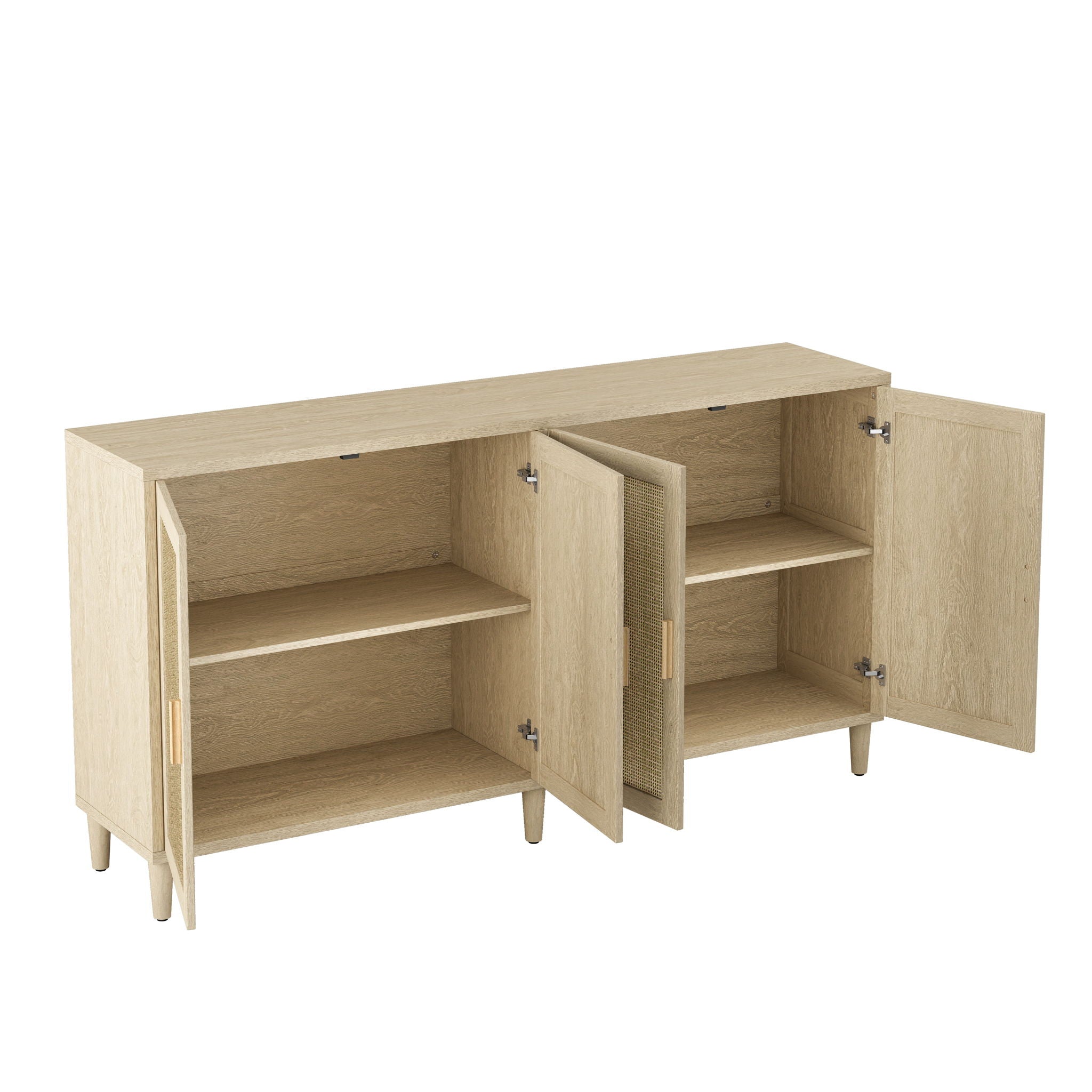 Buffet Cabinet With Adjustable Shelves For Kitchen