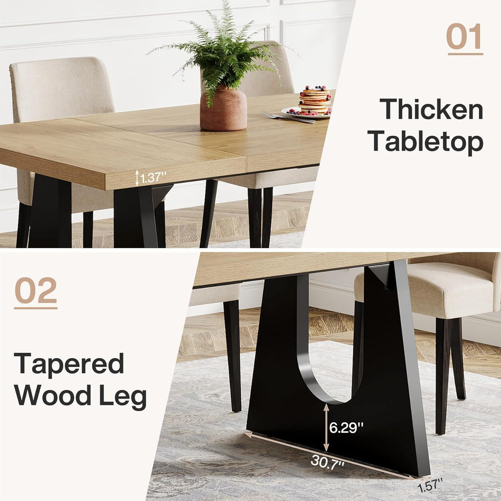 Dining Large Rectangular Kitchen & Dinner Table