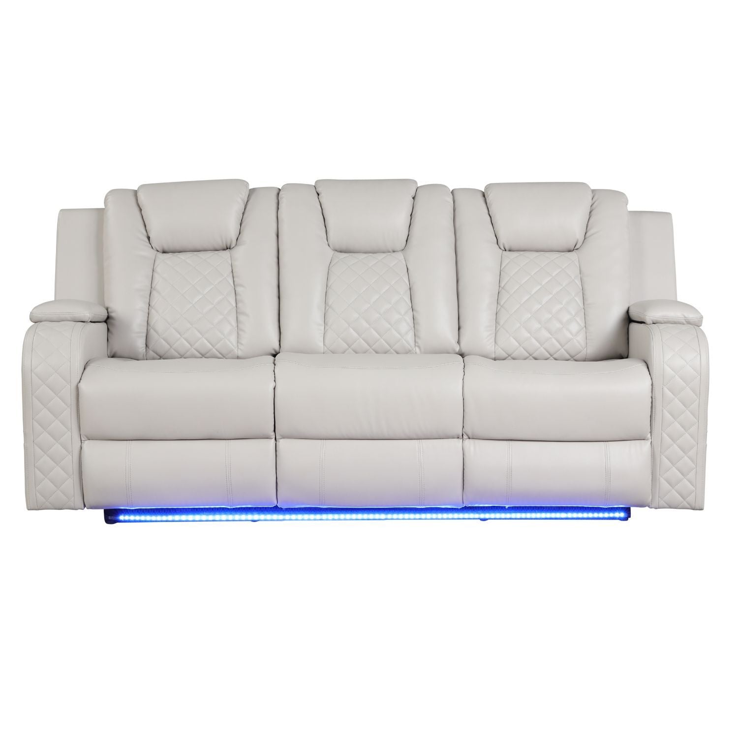 Benz - Power Recliner Set With LED Lighting And USB Charging