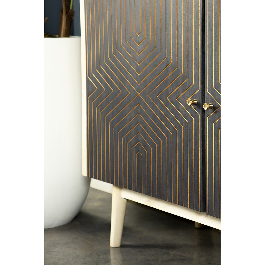 Ixora - 2 Door Cabinet - Black