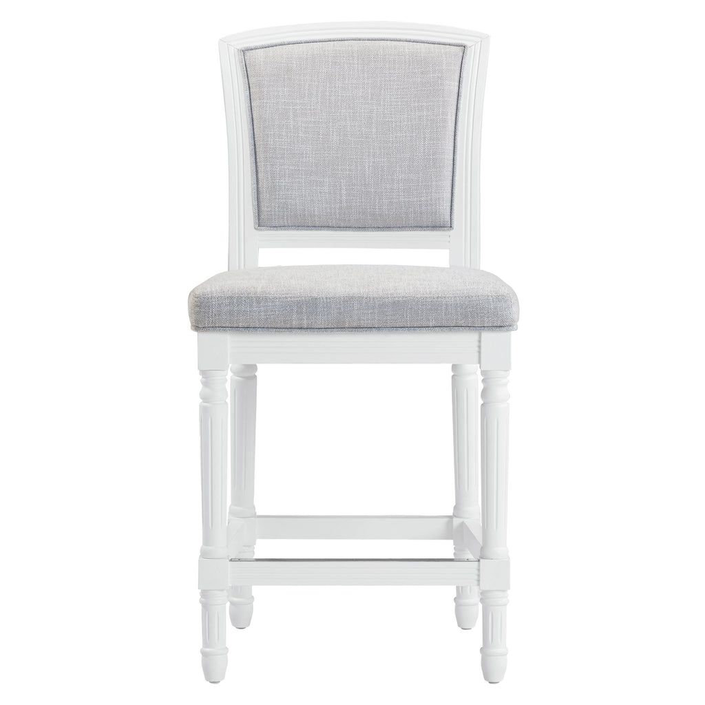 Stool With Upholstered Seat And Back