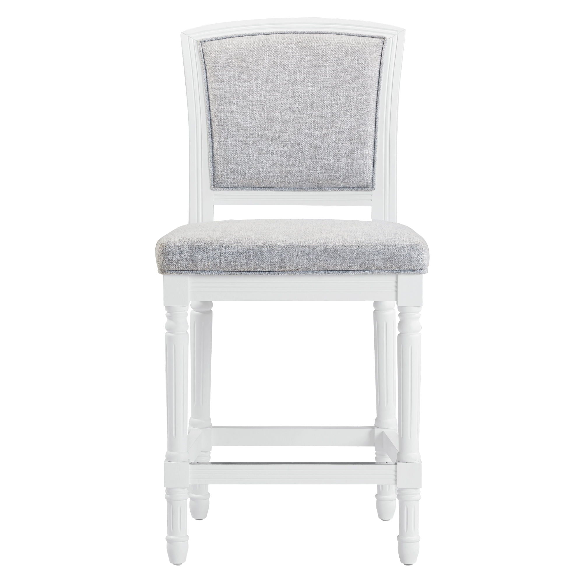 Stool With Upholstered Seat And Back