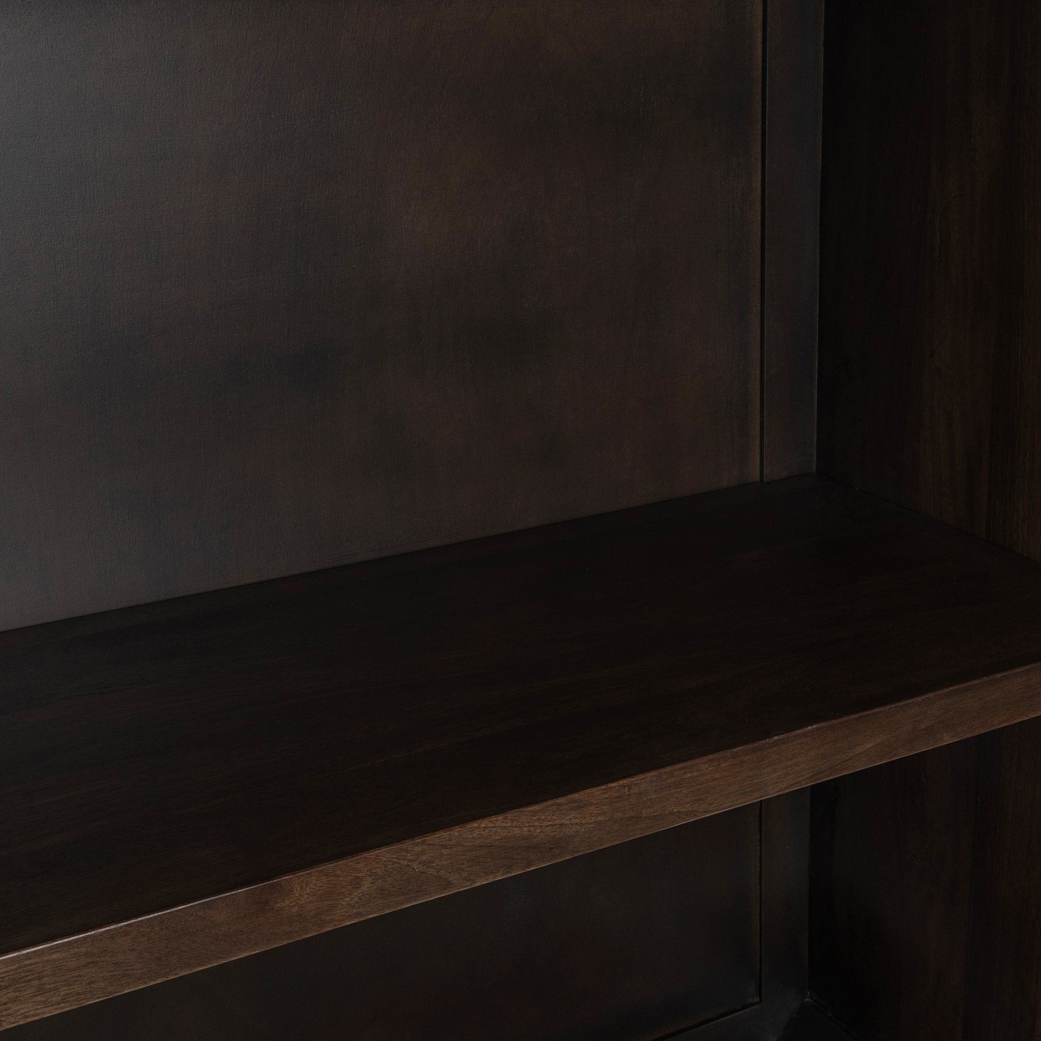 Rogers - Solid Wood Tall Cabinet - Dark Brown