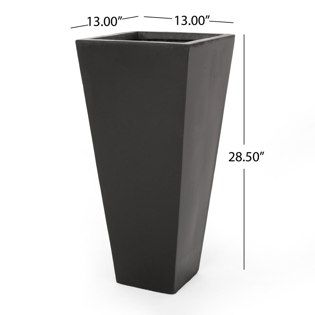 Outdoor Modern Cast Stone Planter