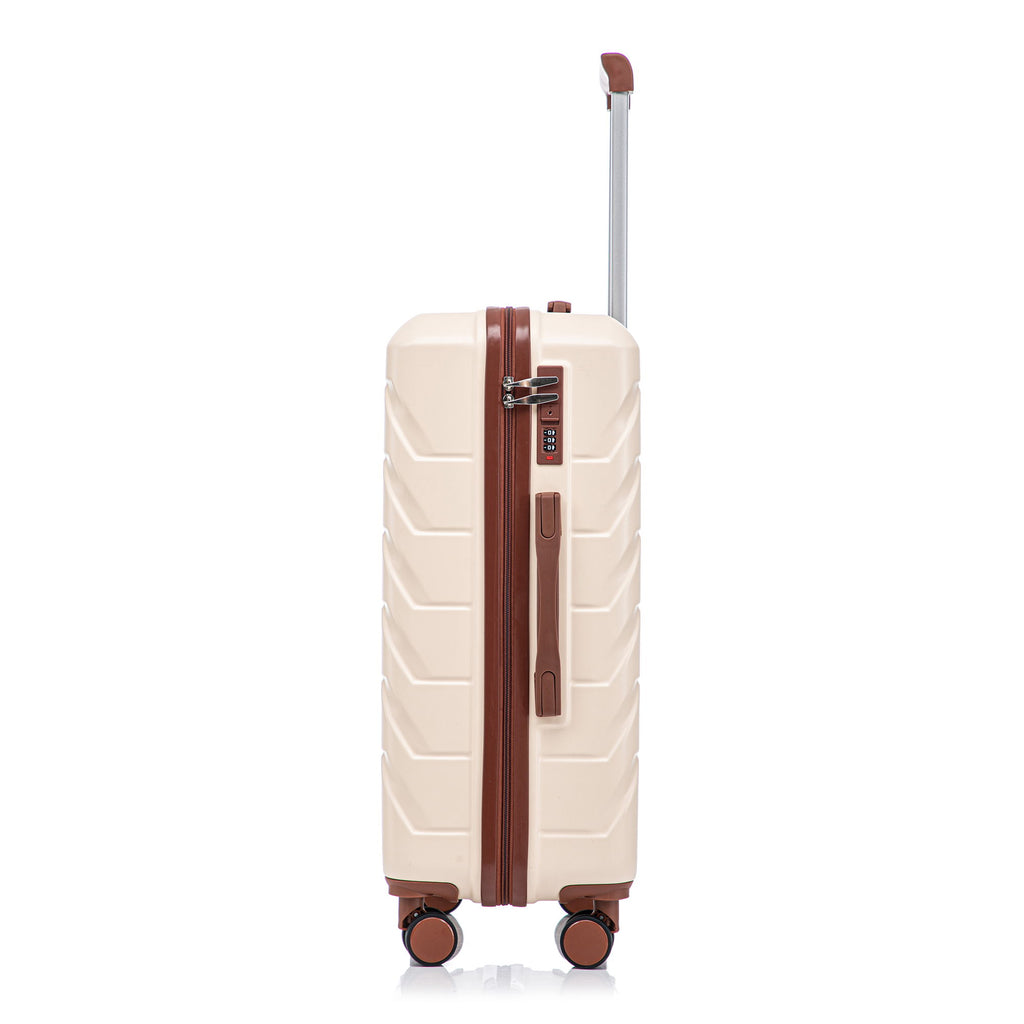 3 Pieces Set 20" / 24" / 28" Spinner Wheel Luggage With Combination Lock