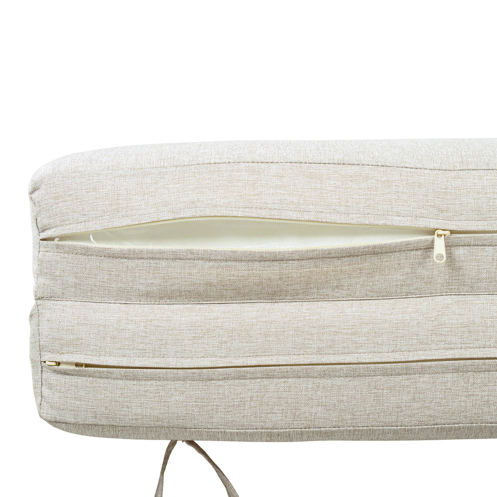 Outdoor Chaise Lounges With Water-Resistant Cushions, Adjustable Backrest
