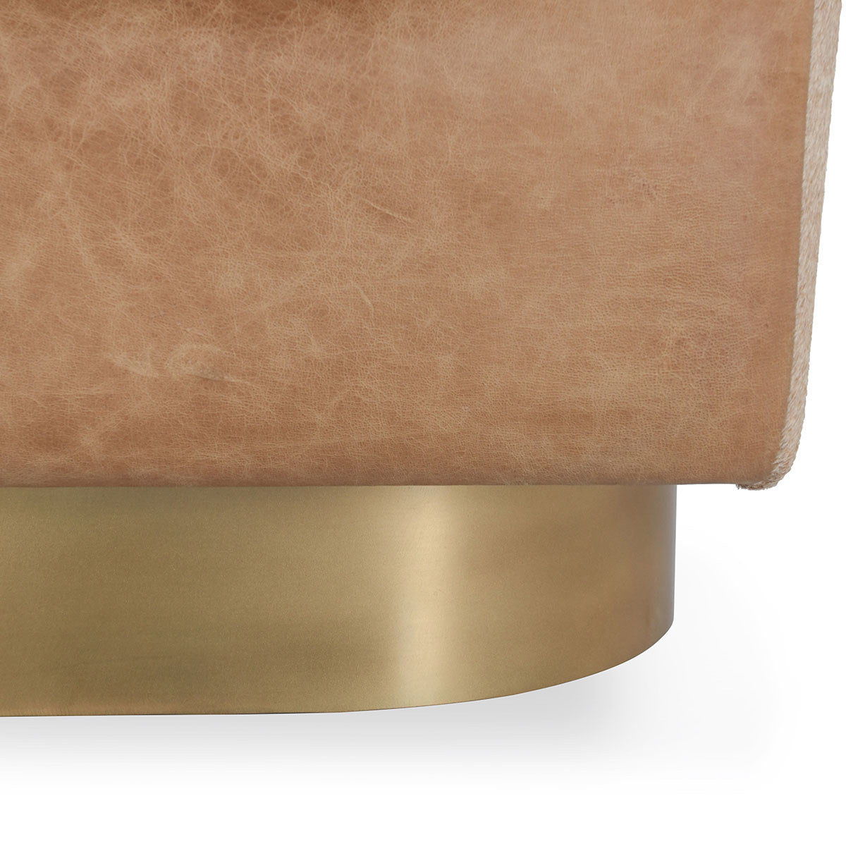Lathe - Leather/Hide Accent Chair