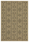 Earth - 7'10" X 10'3" Indoor, Outdoor Area Rug - Natural / Black