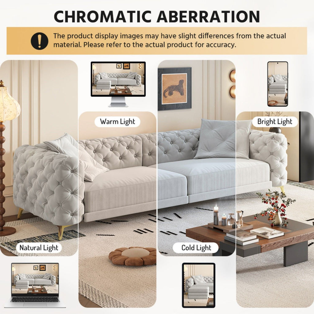 3-In-1 Convertible Sleeper Sofa