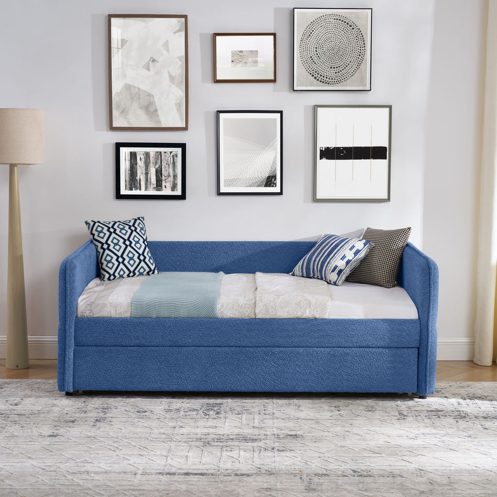 Upholstered Daybed With Pop Up Trundle