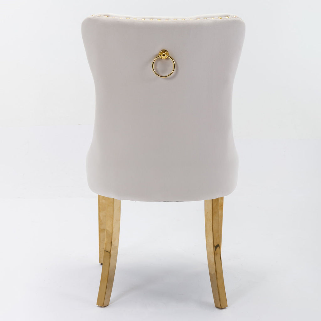 Nikki - Modern, High-End Tufted Dining Chair (Set of 2)