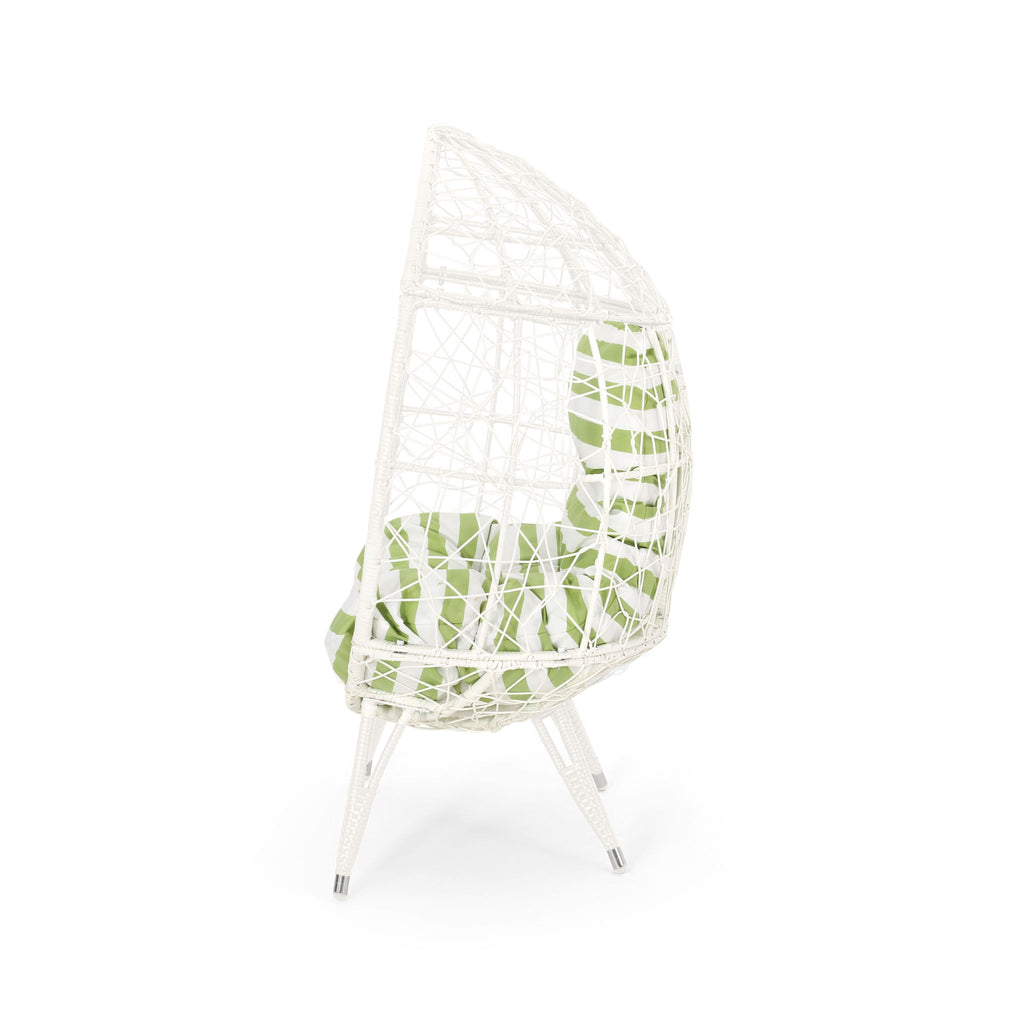 Cosmos - Round Hammered Iron Teardrop Chair