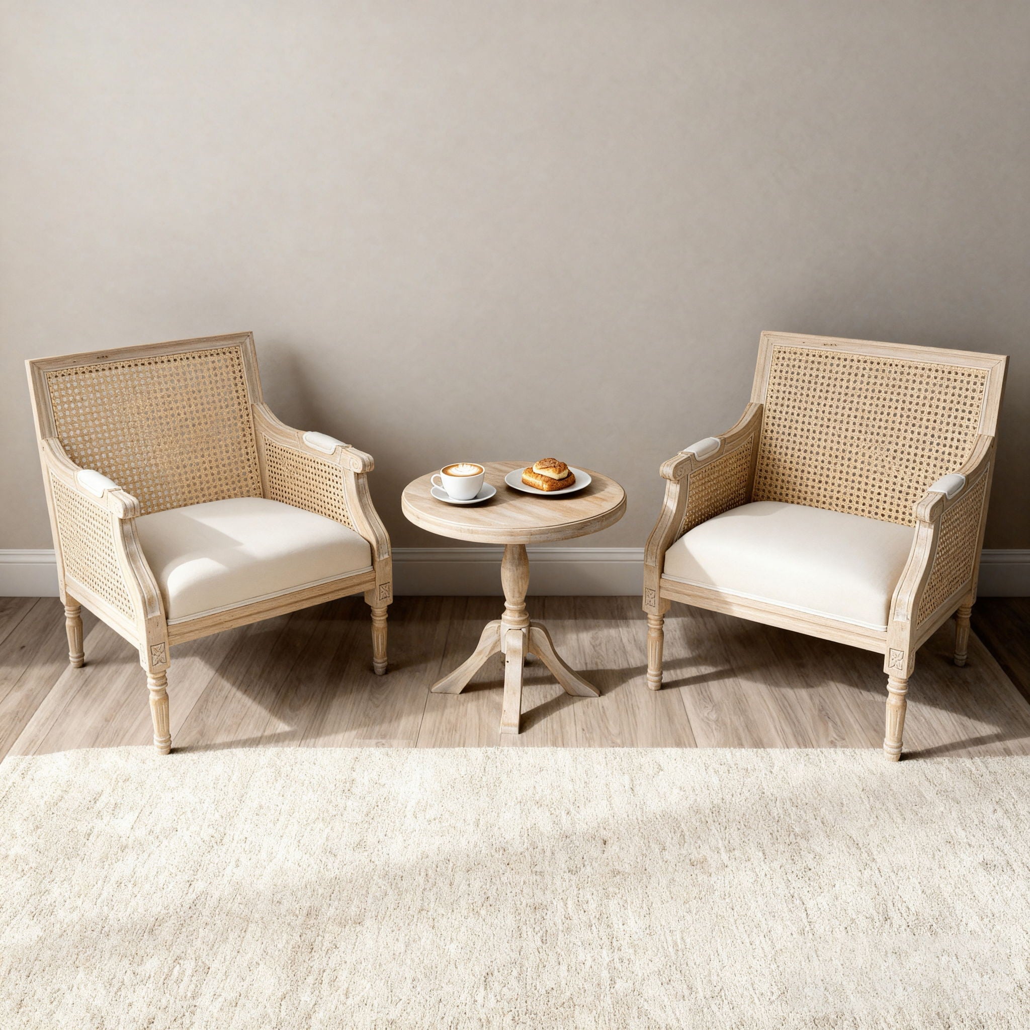 Accent Chair For Living Rooms - Beige