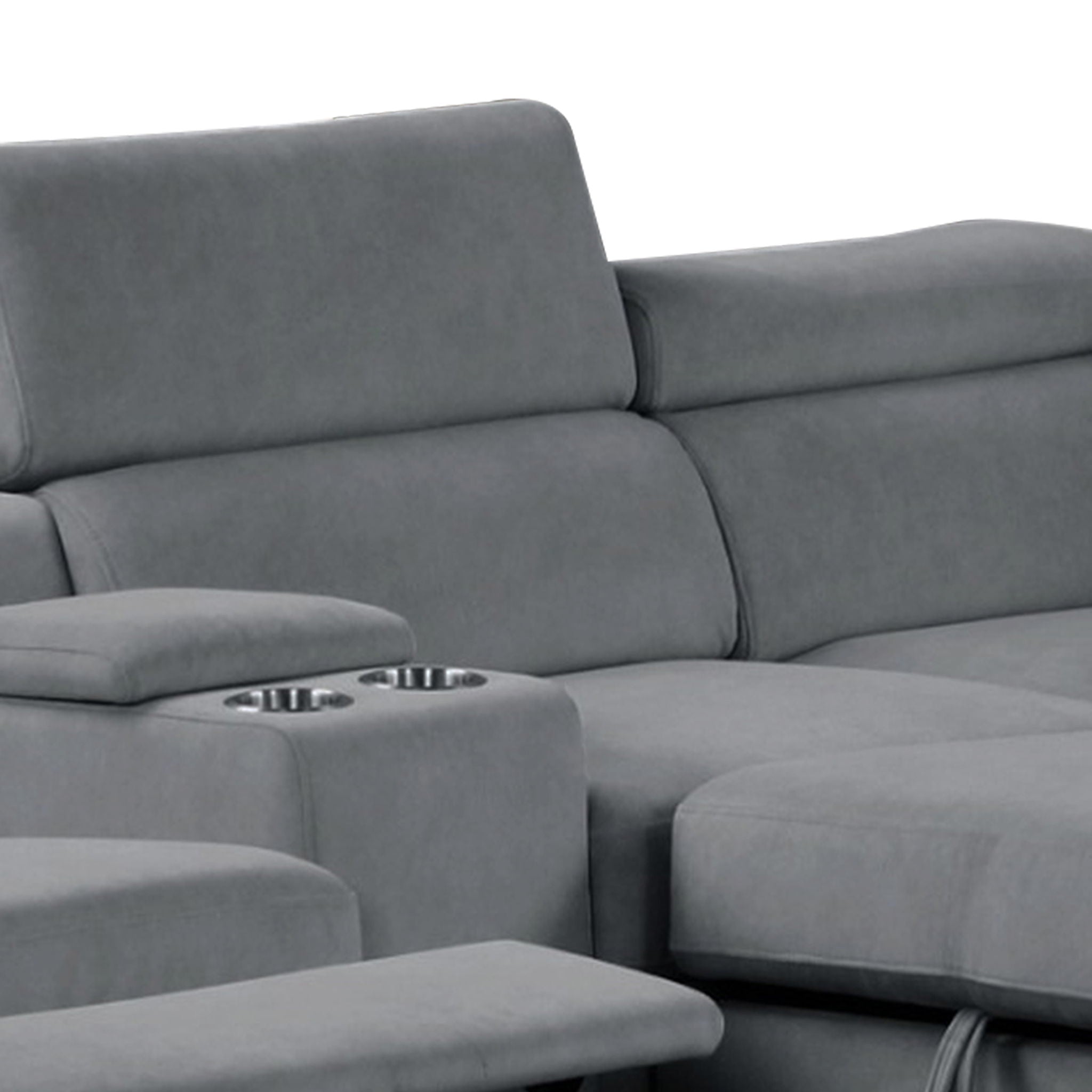 Harvey - Power Recliner Sleeper Sectional