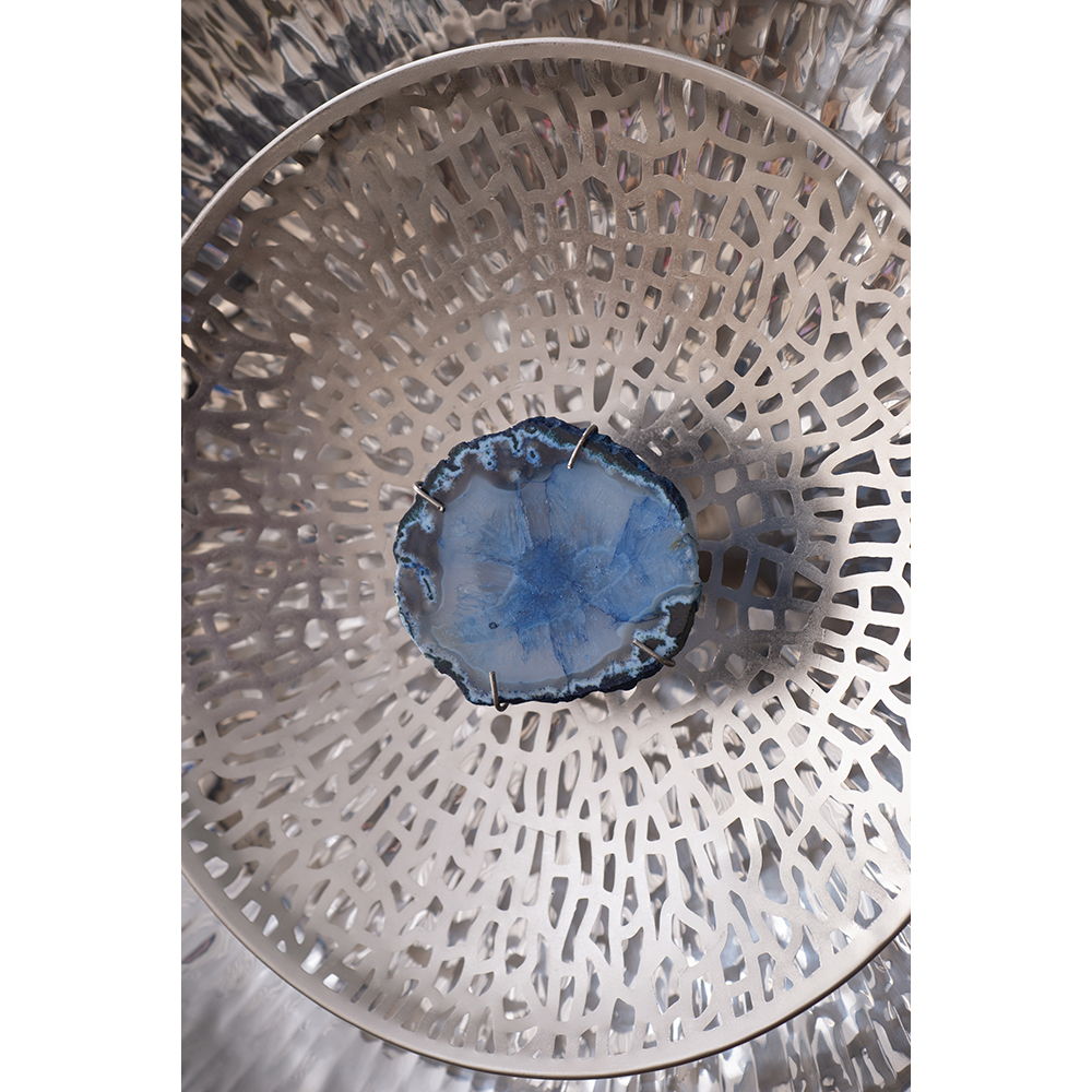 Textured Oversized Disc, Wall Decor For Living Room (Set of 3) - Multicolor