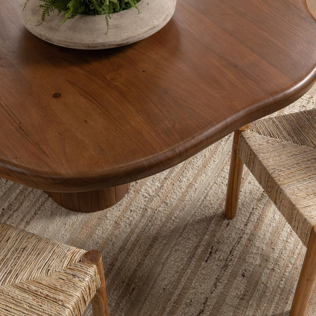 Alvaro - 94" Freeform Dining Table - Chestnut