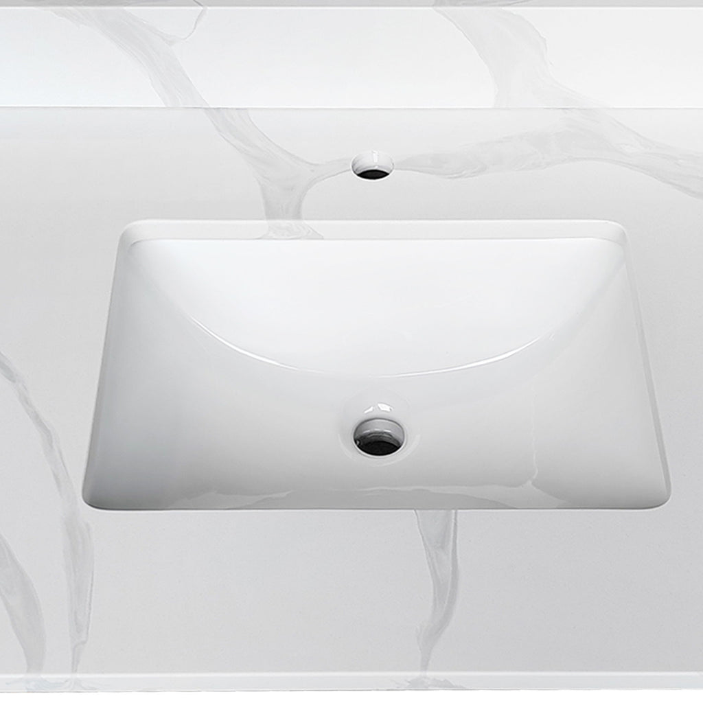 Bathroom Vanity Top With Undermount Single Bowl Sink