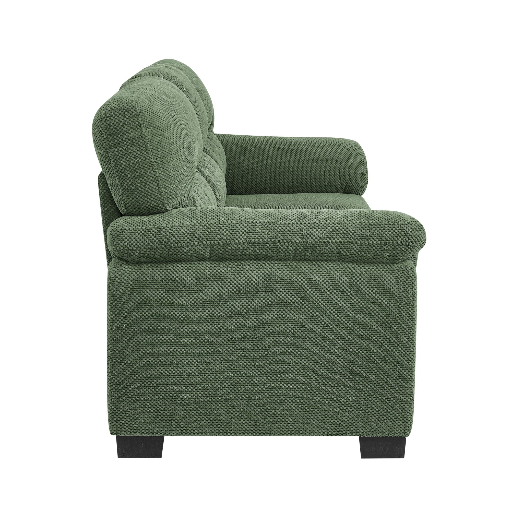 3 Seater Sofa With Padded Armrests And Triangular Leg