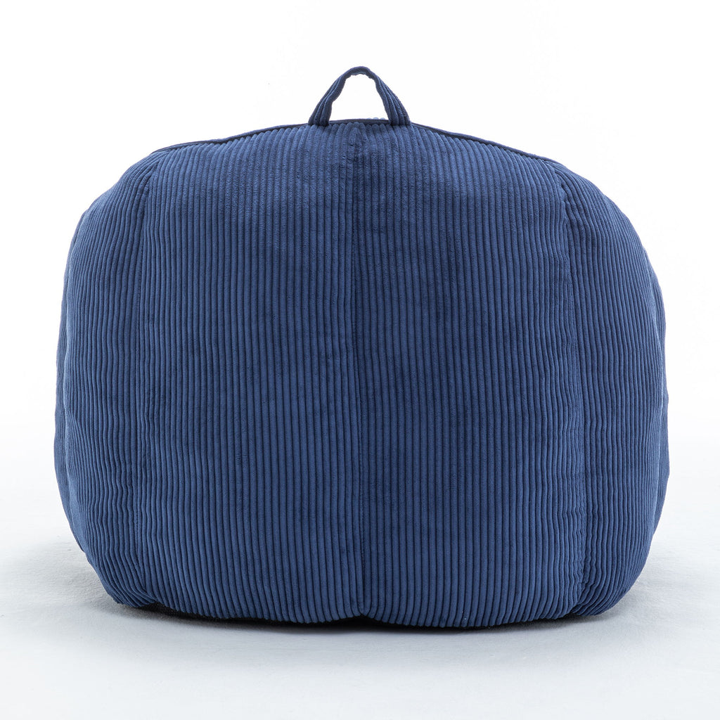Giant Bean Bag Chair Sofa For Living Room - Dark Blue