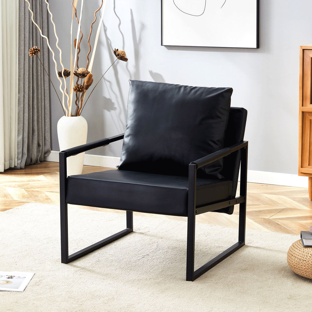Classic And Metal Frame Sofa, Ergonomically Designed, A Perfect Blend Of Modern And Industrial Styles