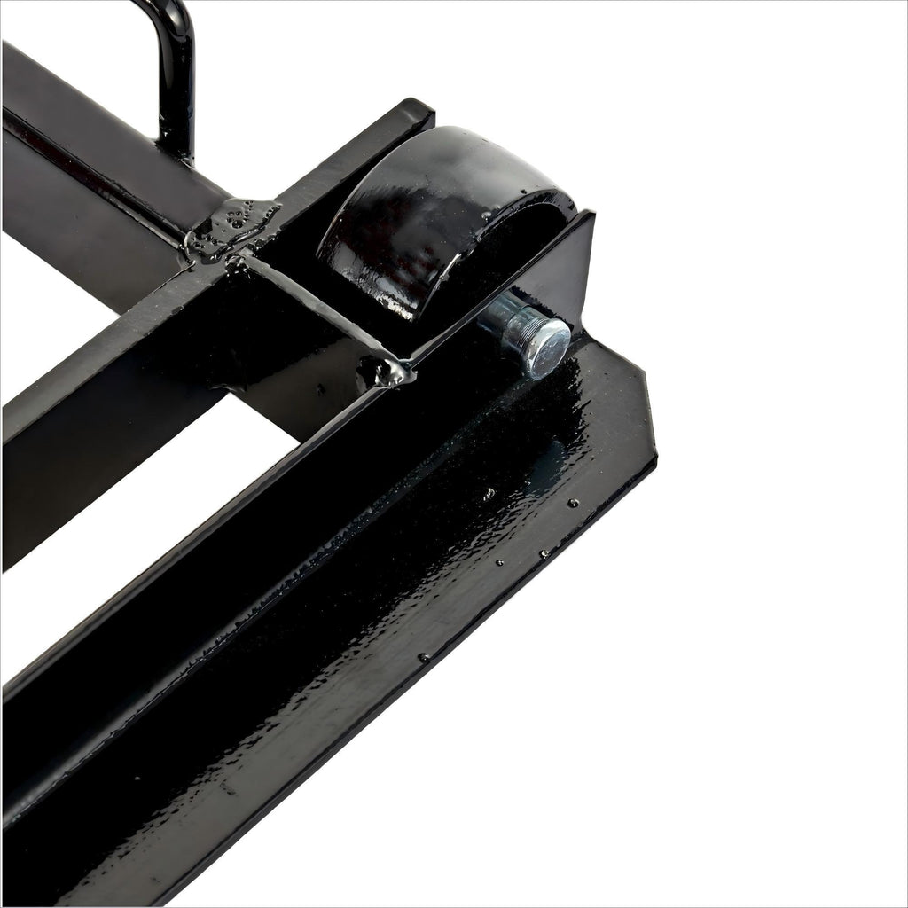 Heavy Duty 1500Lbs Hydraulic Motorcycle Lift Jack With Wheels And Handle - Red / Black