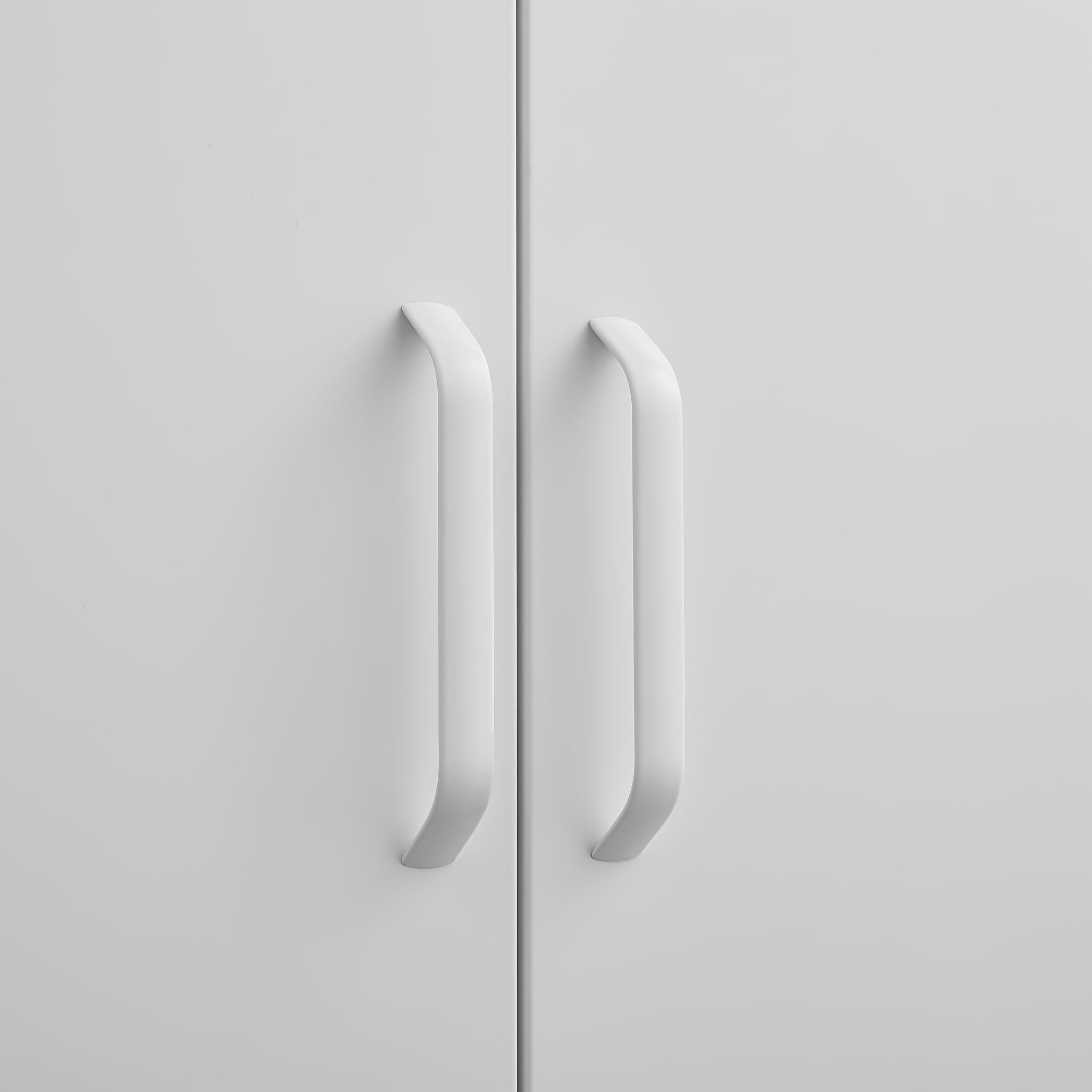 Modern Storage Cabinet With Adjustable Shelves, Magnetic Door Stopper